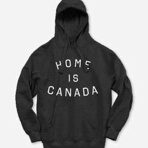 Home is Canada Black Hoodie